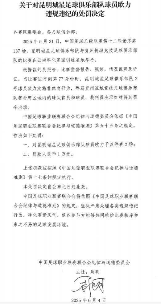 球员因违规行为被禁赛，球队遭受重创